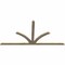 Ekena Millwork Richland Rough Sawn Timber Gable Bracket, Douglas Fir, 108"W x 54"H x 2"D x 4"F, 12/12 Pitch GBW108X54X0204RIC00RDF - alternate 5